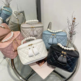 Women PU Leather Crossbody Shoulder Bag High Ladies Handbags Bucket Bag