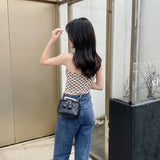 Women PU Leather Crossbody Shoulder Bag High Ladies Handbags Bucket Bag