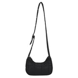 Winter Quilting Women's Shoulder Bags Nylon Hobos Small Purse Messenger Bag