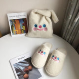 Winter Plush Clown Embroidery Shoulder Bag Women Handbag