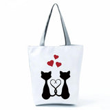 Couple Cat Handbag Shoulder Bags Market Travel Sports Beach