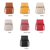 Leather Touch Screen Mobile Phone Bag Women Messenger Handbag