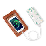 Leather Touch Screen Mobile Phone Bag Women Messenger Handbag