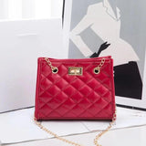 Women's Crossbody Money Bag Checkered Satchel Casual Shoulder Bag