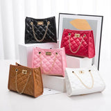 Women's Crossbody Money Bag Checkered Satchel Casual Shoulder Bag