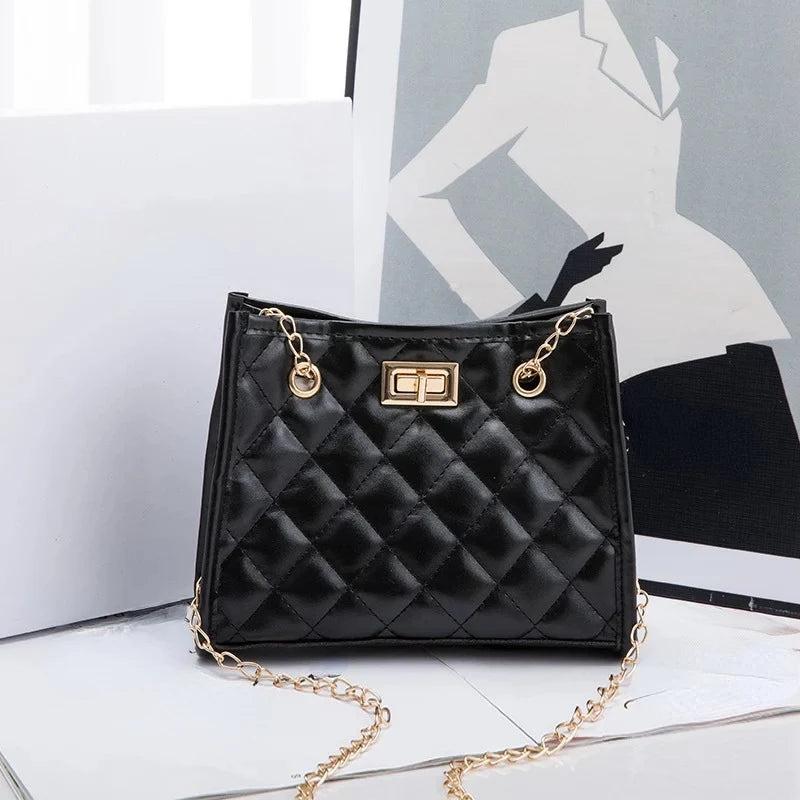 Women's Crossbody Money Bag Checkered Satchel Casual Shoulder Bag