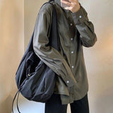 Nylon Bucket Shoulder Bag Tote Purse Handbag