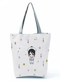 Hot Nurse Printed Shoulder Bag Eco Reusable High Capacity Lunch Box