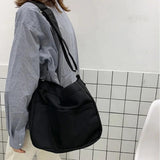 Women's Large Capacity Messenger Bag Waterproof Schoolbag