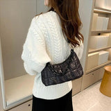 Women Chain Shoulder Bags Down Cotton Padded Quilted Tote Bag