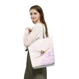 Watercolor Gymnastics Art Shoulder Bag