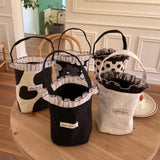 Lace Small Handbag Cup Bag Women Purses and Handbags