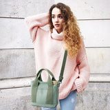 Canvas Shoulder Bag Women Casual Tote Travel Handbags Zipper Large Capacity