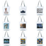 Van Gogh Oil Painting Tote Bag High Capacity Shopper Bag