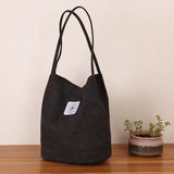 Canvas Bucket Bag Art Retro Shoulder Bag
