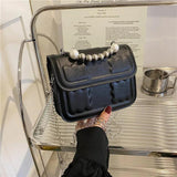 Mini Bag Pearl Chain Bag Portable Lipstick Pack Crossbody Bag