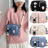 Canvas Crossbody Bags Small Shoulder Bag Messenger Pouch Handbags