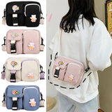 Canvas Crossbody Bags Small Shoulder Bag Messenger Pouch Handbags