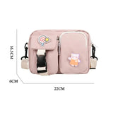 Canvas Crossbody Bags for Women Small Shoulder Messenger Bag