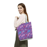 Feather Print Women's Shoulder Bag