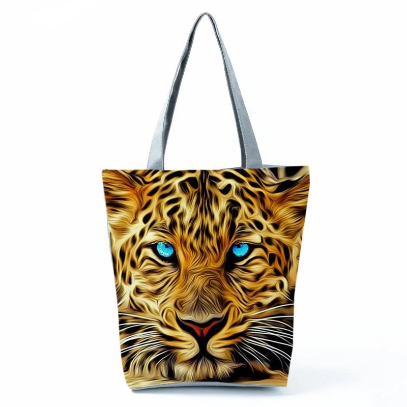 Leopard Printed Shoulder Bag All-Match Women's Bag Portable Shopping Bag