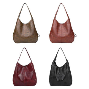 PU Leather Shoulder Bag Tote Purse Satchel Keys Holder Handbag