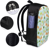 Corgi Cactus Dogs Backpack 17 Inch Laptop with USB Port