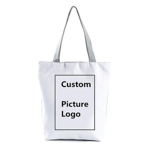 Miyahouse Floral & Umbrella Print Shoulder Bag Canvas Beach Tote Handbag