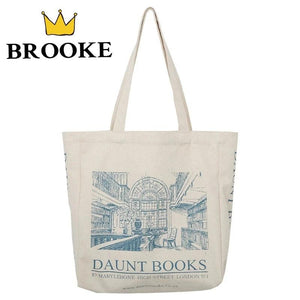 Canvas Shoulder Bag London Daunt Books Daily Shopping Bags Students