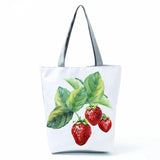 Fruit Printed Shoulder Bag Strawberry Casual Handbag