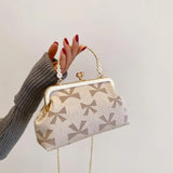 Canvas Crossbody Bag Chain Shoulder Tote Women's Handbag
