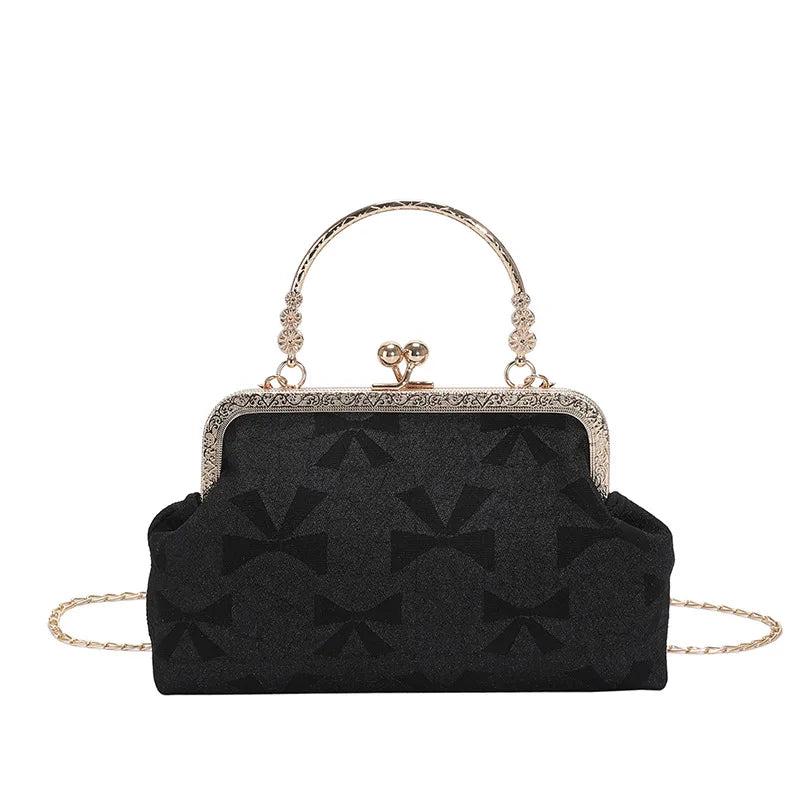 Canvas Crossbody Bag Chain Shoulder Tote Women's Handbag