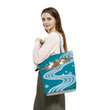 Japanese Style Floral Print Shoulder Bag for Women
