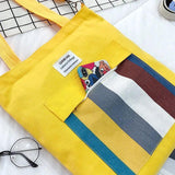 Crossbody Canvas Bag Artistic Fresh Student Schoolbag Ins Shoulder Handbag