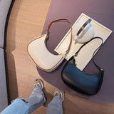 High All-match Solid Senior Shoulder Underarm Women's Bag