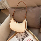 High All-match Solid Senior Shoulder Underarm Women's Bag