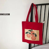 Canvas Shoulder Bag Japanese Style Women Handbag Student Tote Bag