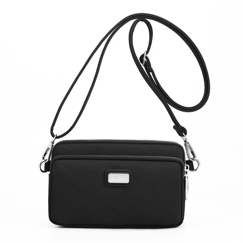 Mini Crossbody Bag Nylon Shoulder Handbag Purse Mobile Phone Wallet