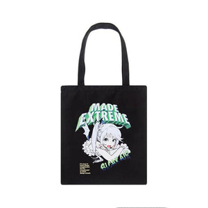 Japanese Y2K Canvas Bag Female Casual Punk Street Hip-Hop Large Capacity Shopper