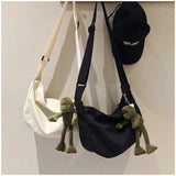 Japanese Women Canvas Bag Student Handbags Shoulder Crossbody Bags