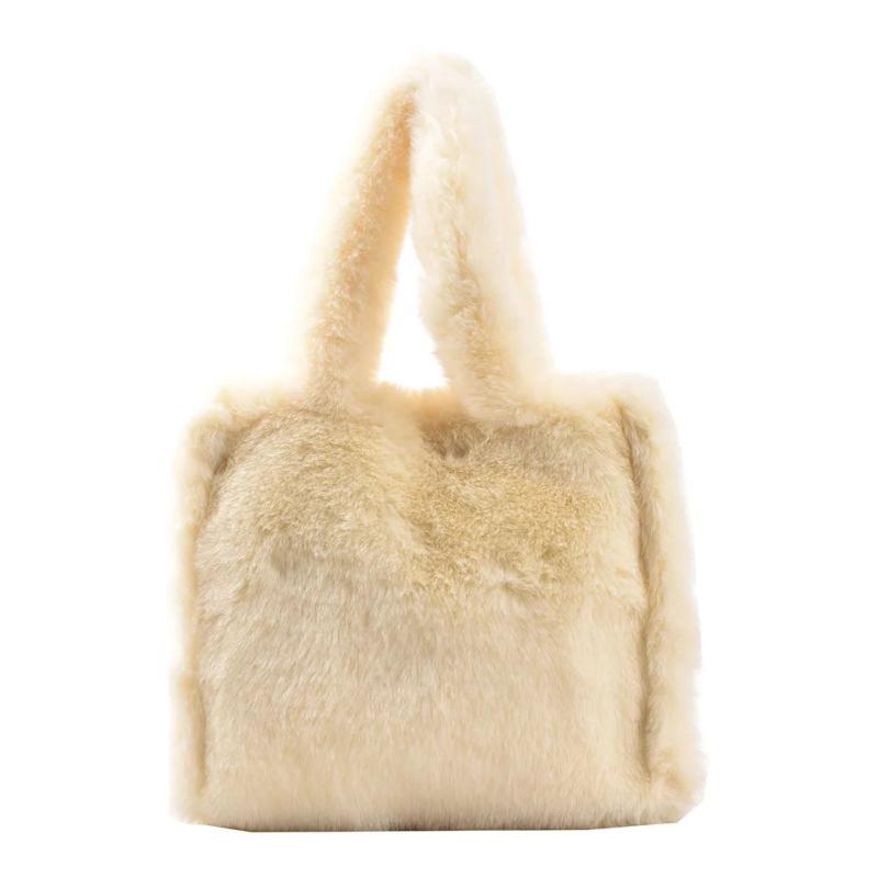 Casual All-match Women Autumn Winter Soft Plush Fur Handbag