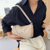 Women Butterfly Chain Shoulder Underarm Bags Casual Ladies Small Purses