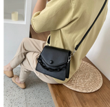 Thick Chain Small PU Leather Crossbody Bag Women Summer Shoulder Handbag