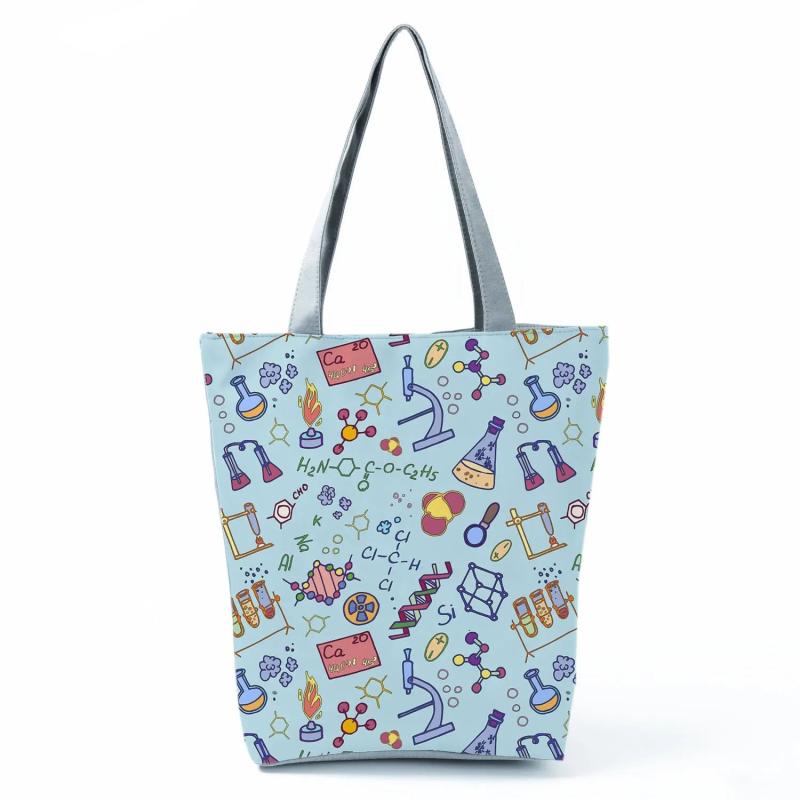 Women's Shoulder Bag Periodic Table Elements Print Tote