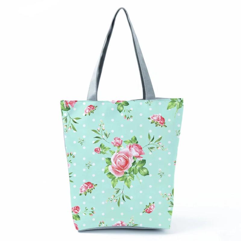 Miyahouse Shoulder Bag Floral Printed Tote Handbag