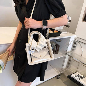 Transparent Shoulder Bag Crossbody Jelly Handbag Tote Purse