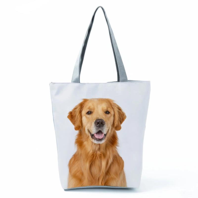 Dog Print Tote Bag for Women