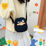 Graffiti Cross-body Bag for Teens Girls
