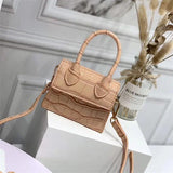 Crocodile Pattern Mini Wallets and Handbags - Girls Shoulder Bags
