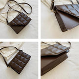 Rhombus Texture Shoulder Bag Women Handbags